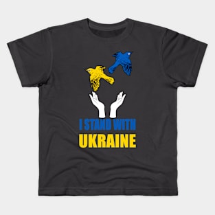 I Stand with Ukraine Kids T-Shirt